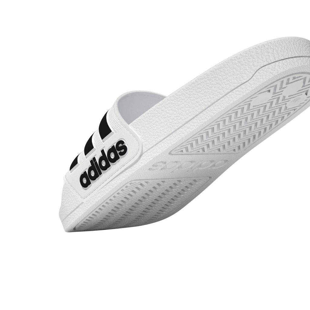Unisex Kids Adilette Shower Slides, White, , large image number 4
