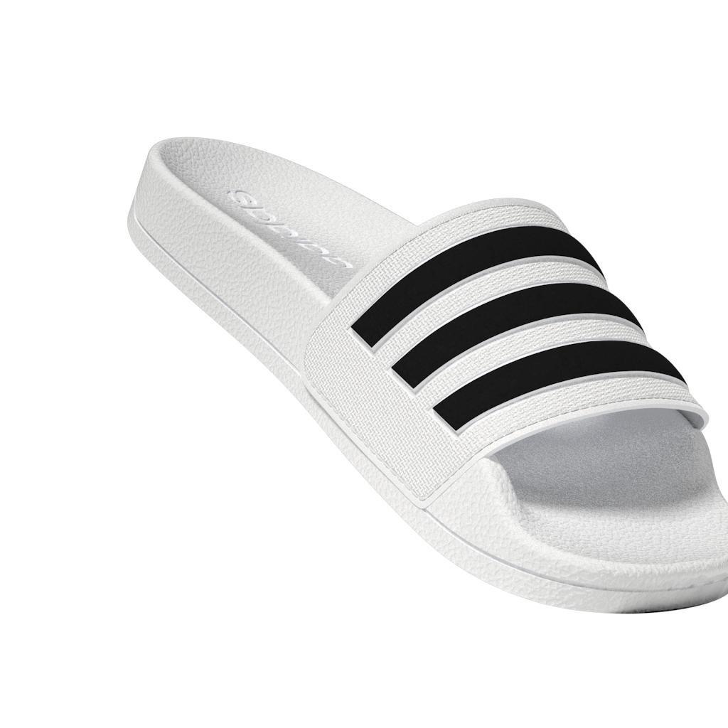 Unisex Kids Adilette Shower Slides, White, , large image number 8