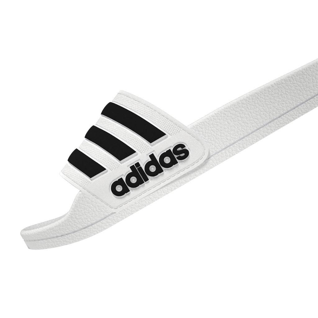 Unisex Kids Adilette Shower Slides, White, , large image number 9