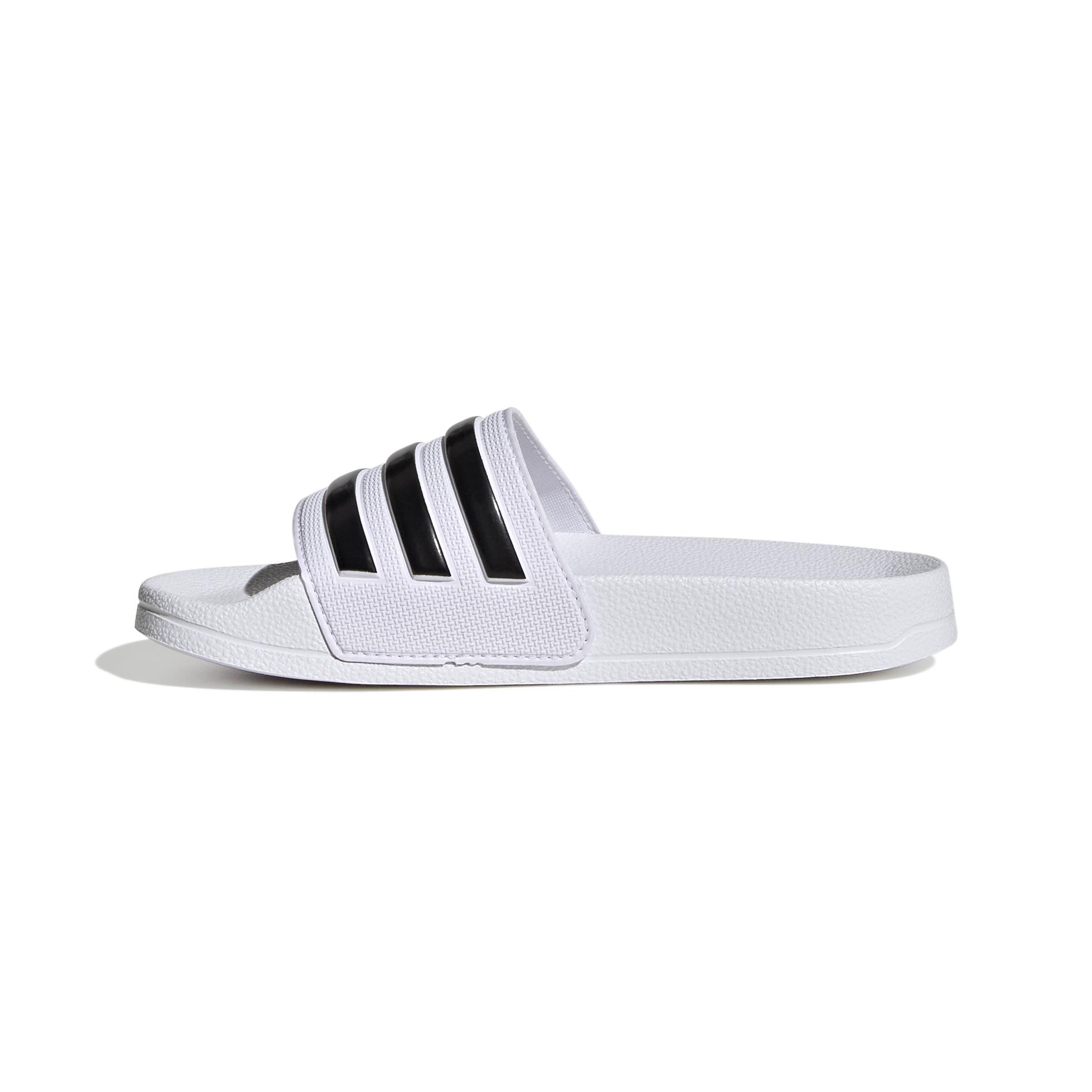 Unisex Kids Adilette Shower Slides, White, , large image number 14