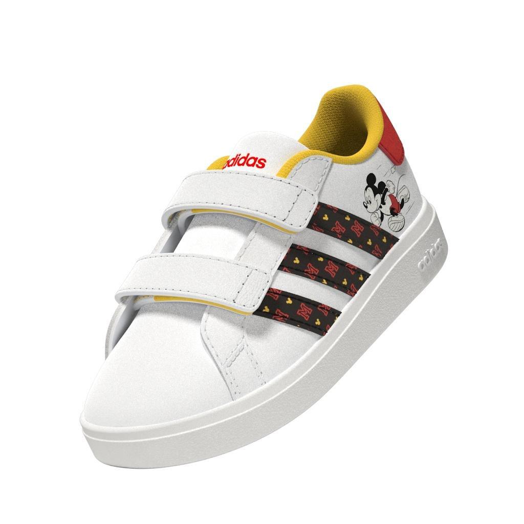 Unisex Kids Disney Grand Court Mickey Shoes , White, A901_ONE, large image number 4