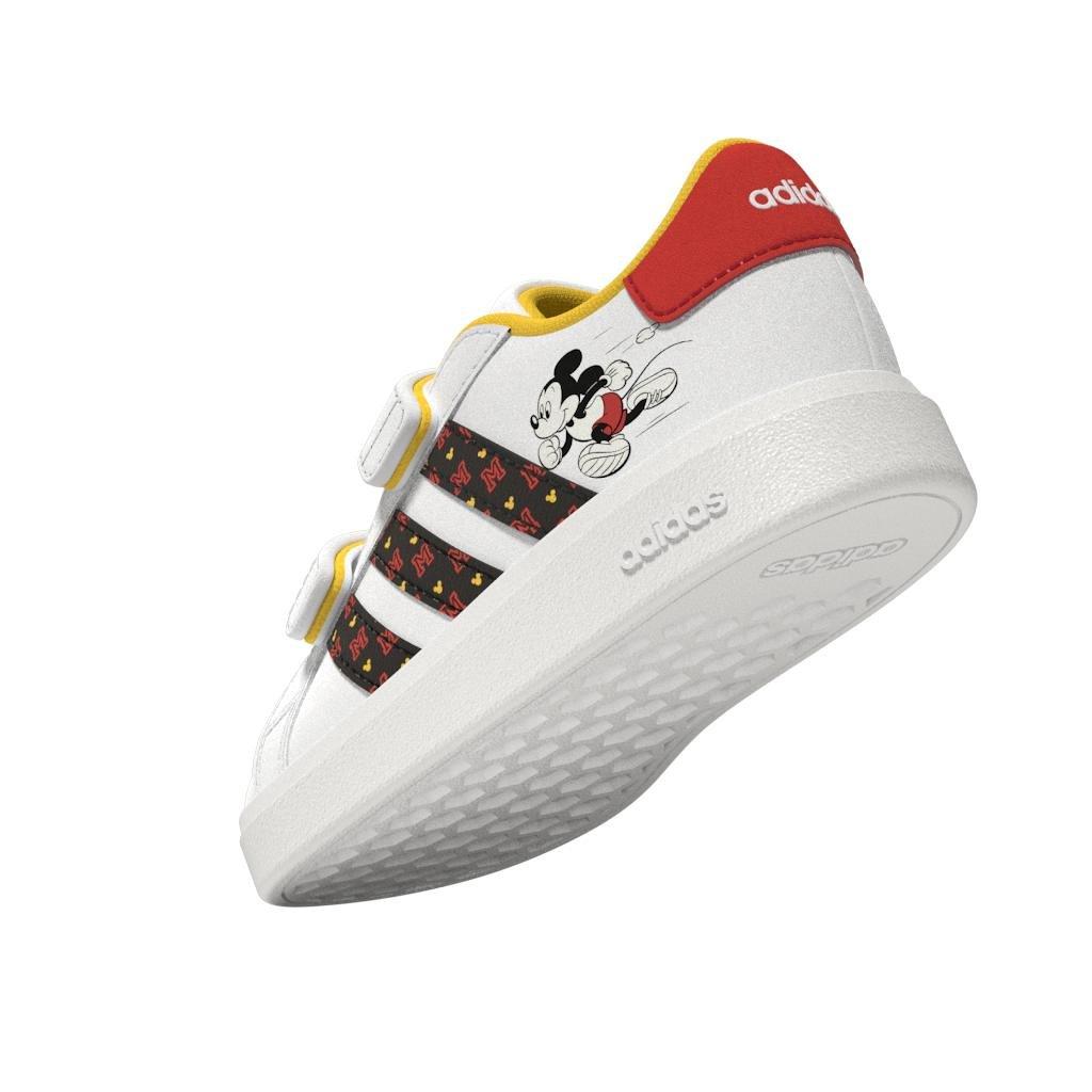 Unisex Kids Disney Grand Court Mickey Shoes , White, A901_ONE, large image number 6
