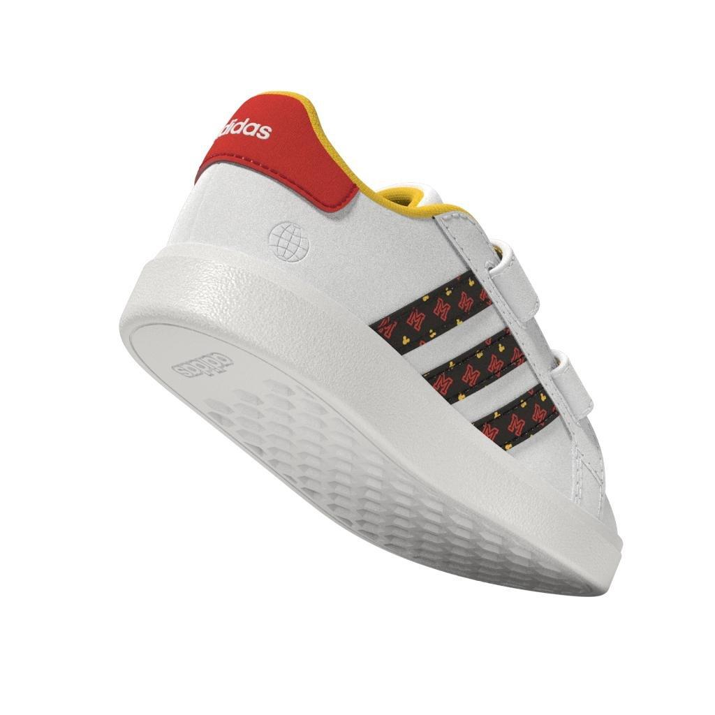 Unisex Kids Disney Grand Court Mickey Shoes , White, A901_ONE, large image number 13