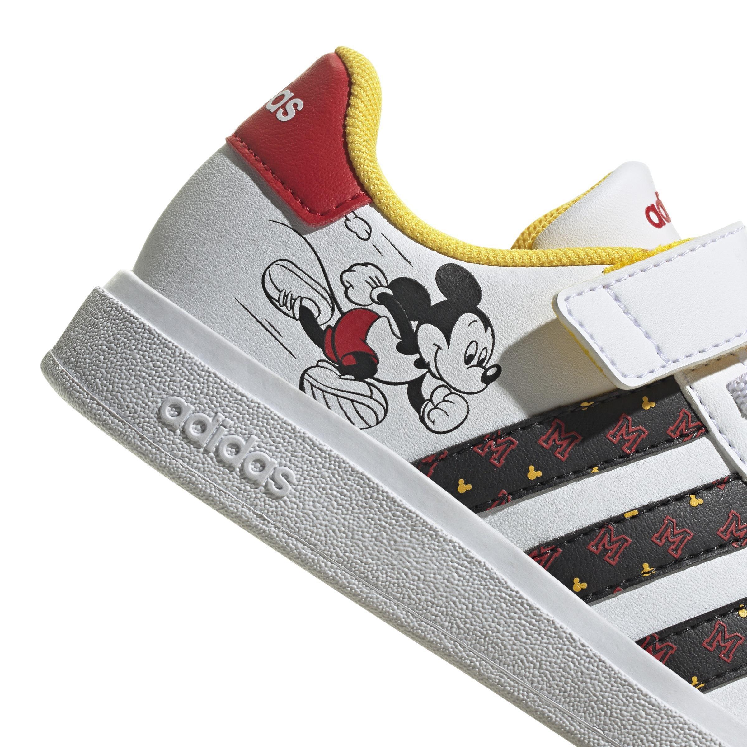 Unisex Kids Disney Grand Court Mickey Shoes , White, A901_ONE, large image number 2