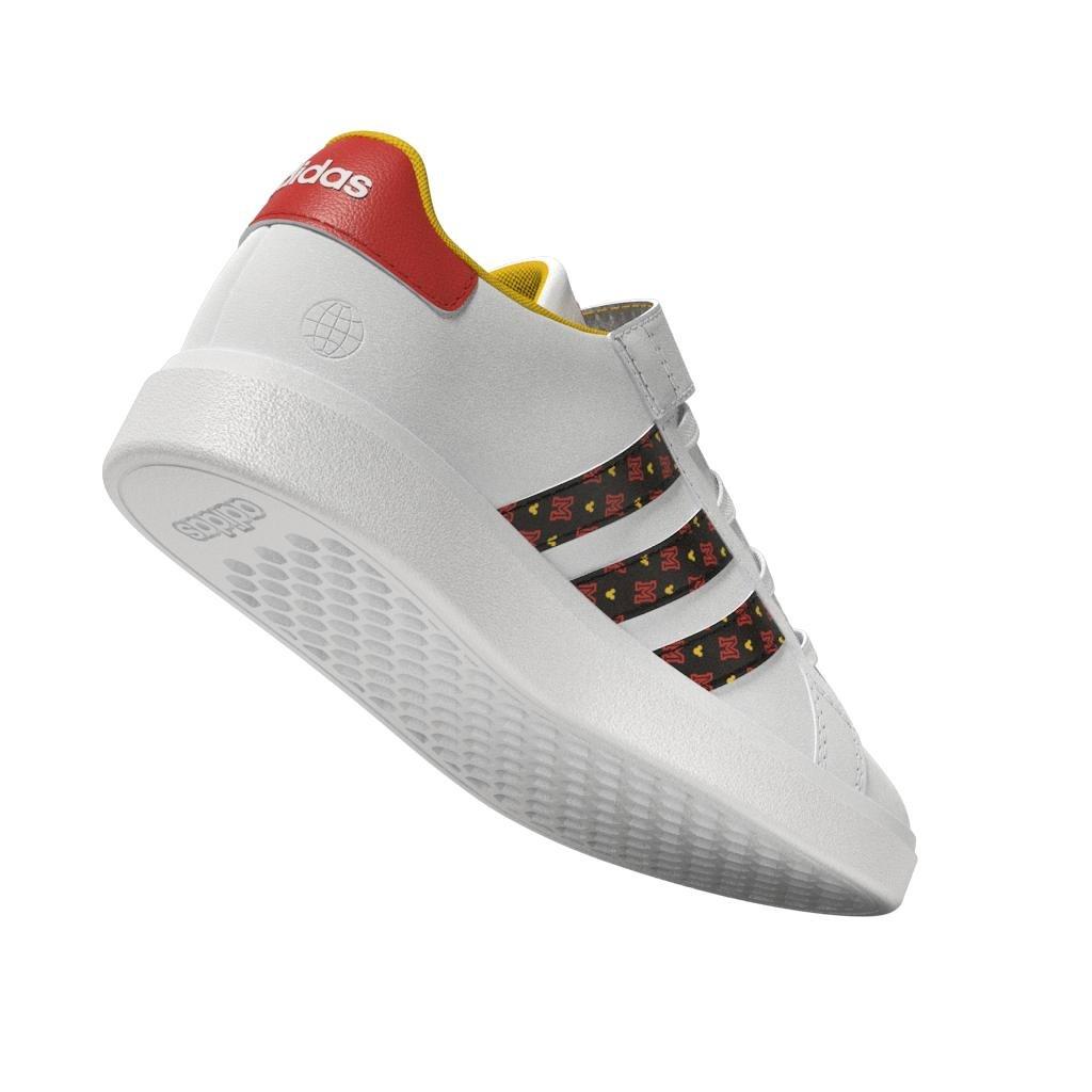 Unisex Kids Disney Grand Court Mickey Shoes , White, A901_ONE, large image number 6