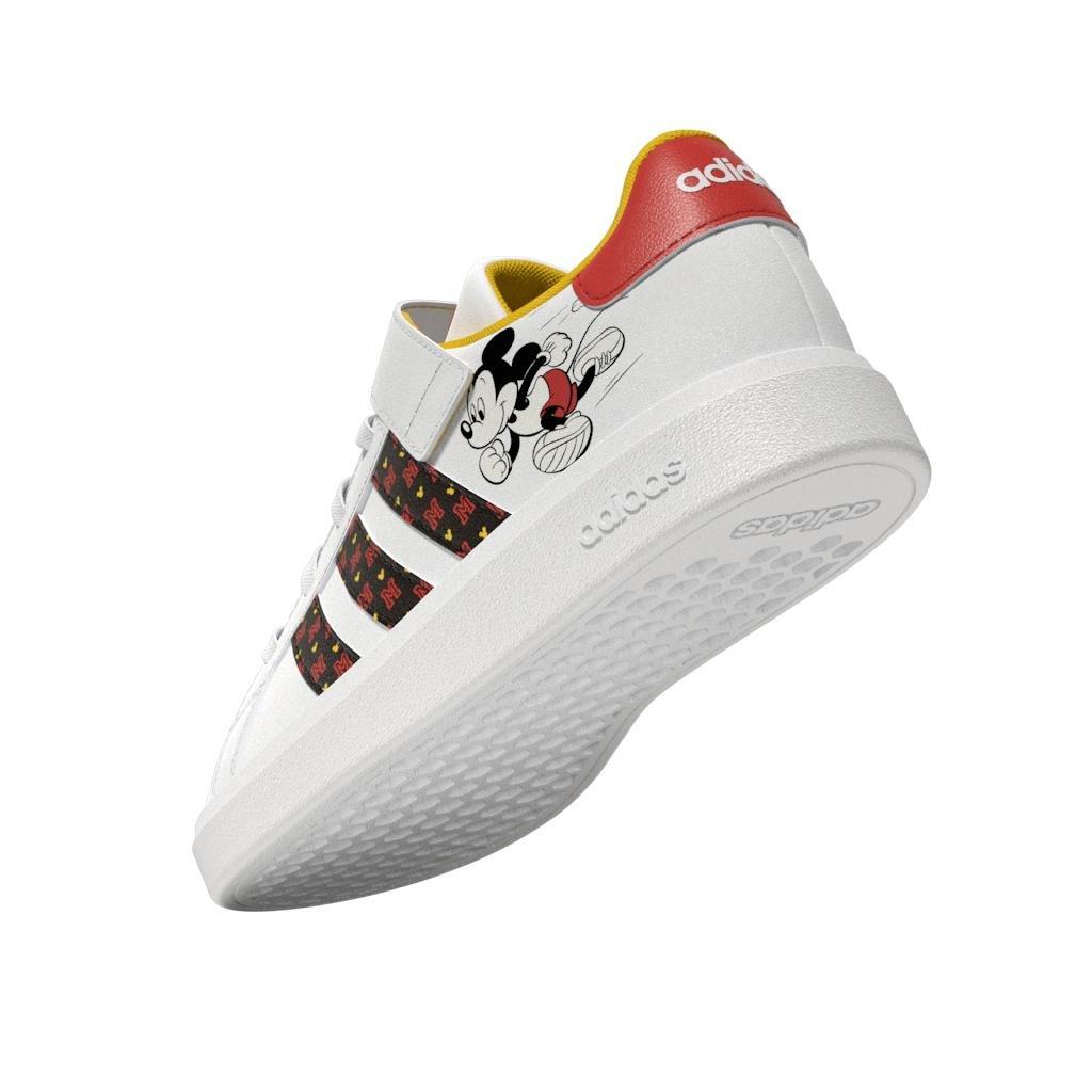 Unisex Kids Disney Grand Court Mickey Shoes , White, A901_ONE, large image number 10
