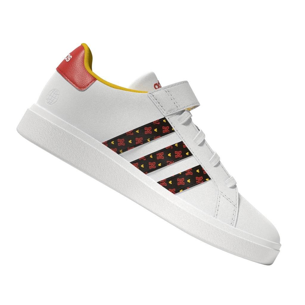 Unisex Kids Disney Grand Court Mickey Shoes , White, A901_ONE, large image number 14