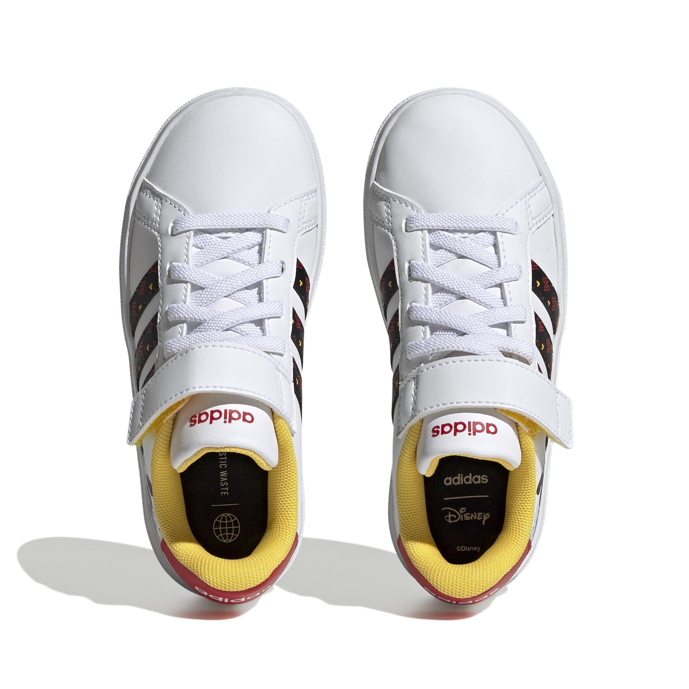 Unisex Kids Disney Grand Court Mickey Shoes , White, A901_ONE, large image number 15