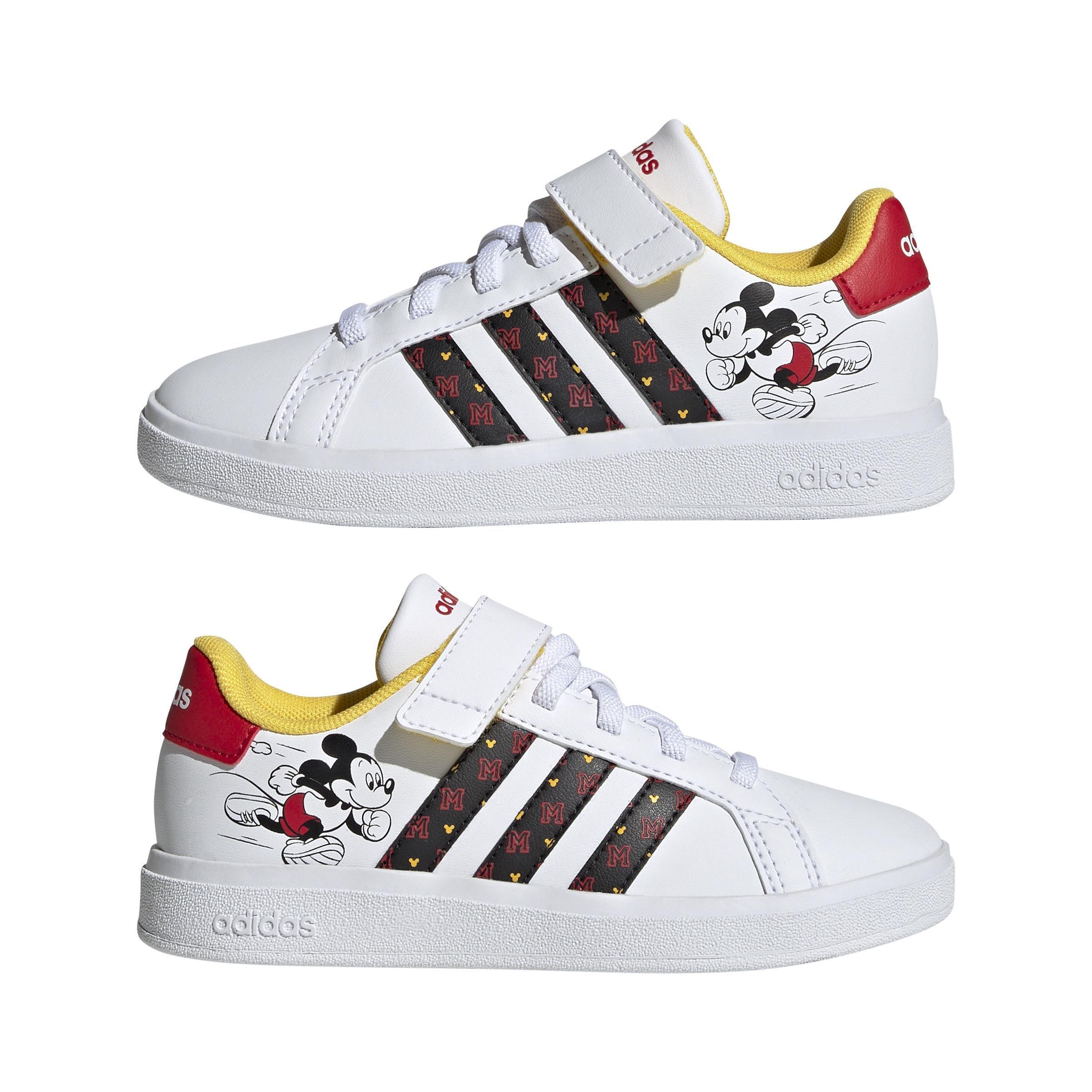Unisex Kids Disney Grand Court Mickey Shoes , White, A901_ONE, large image number 16