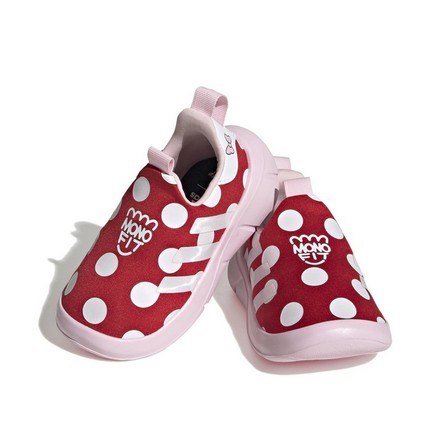 Unisex Kids Disney Monofit Trainer Lifestyle Slip-On Shoes, Red, A901_ONE, large image number 0