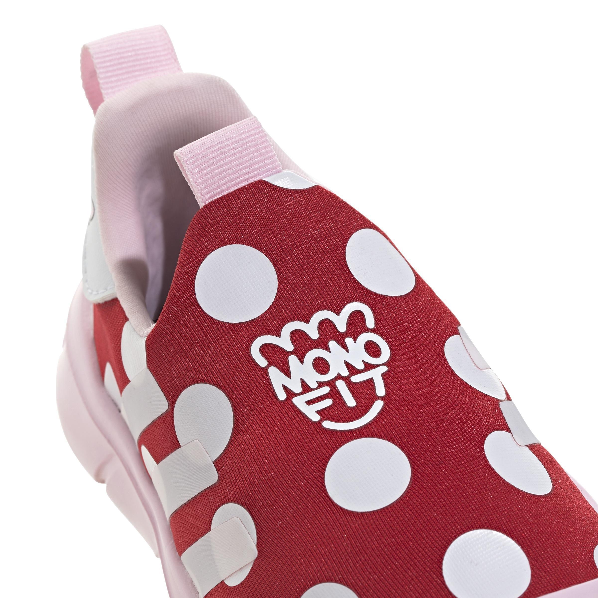 Unisex Kids Disney Monofit Trainer Lifestyle Slip-On Shoes, Red, A901_ONE, large image number 3