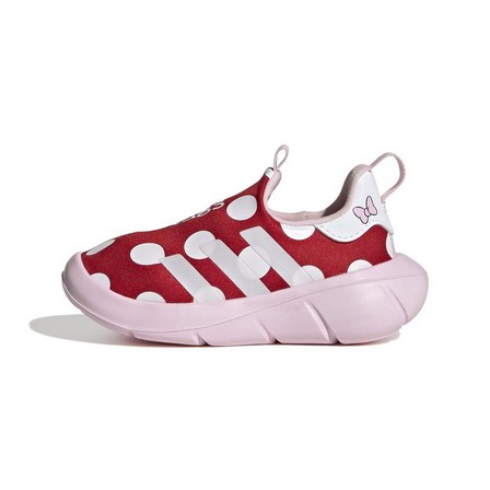 Unisex Kids Disney Monofit Trainer Lifestyle Slip-On Shoes, Red, A901_ONE, large image number 10