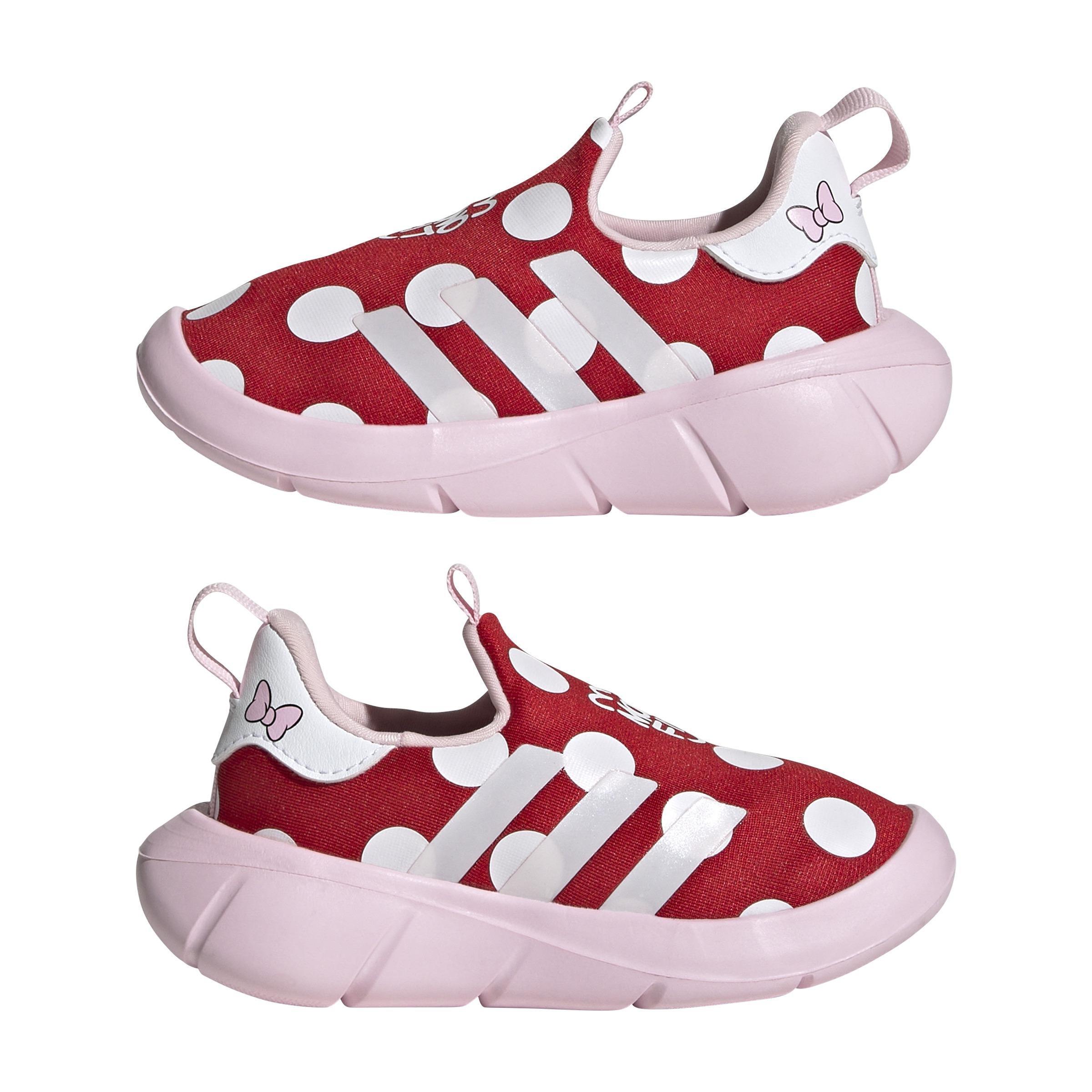 Unisex Kids Disney Monofit Trainer Lifestyle Slip-On Shoes, Red, A901_ONE, large image number 11