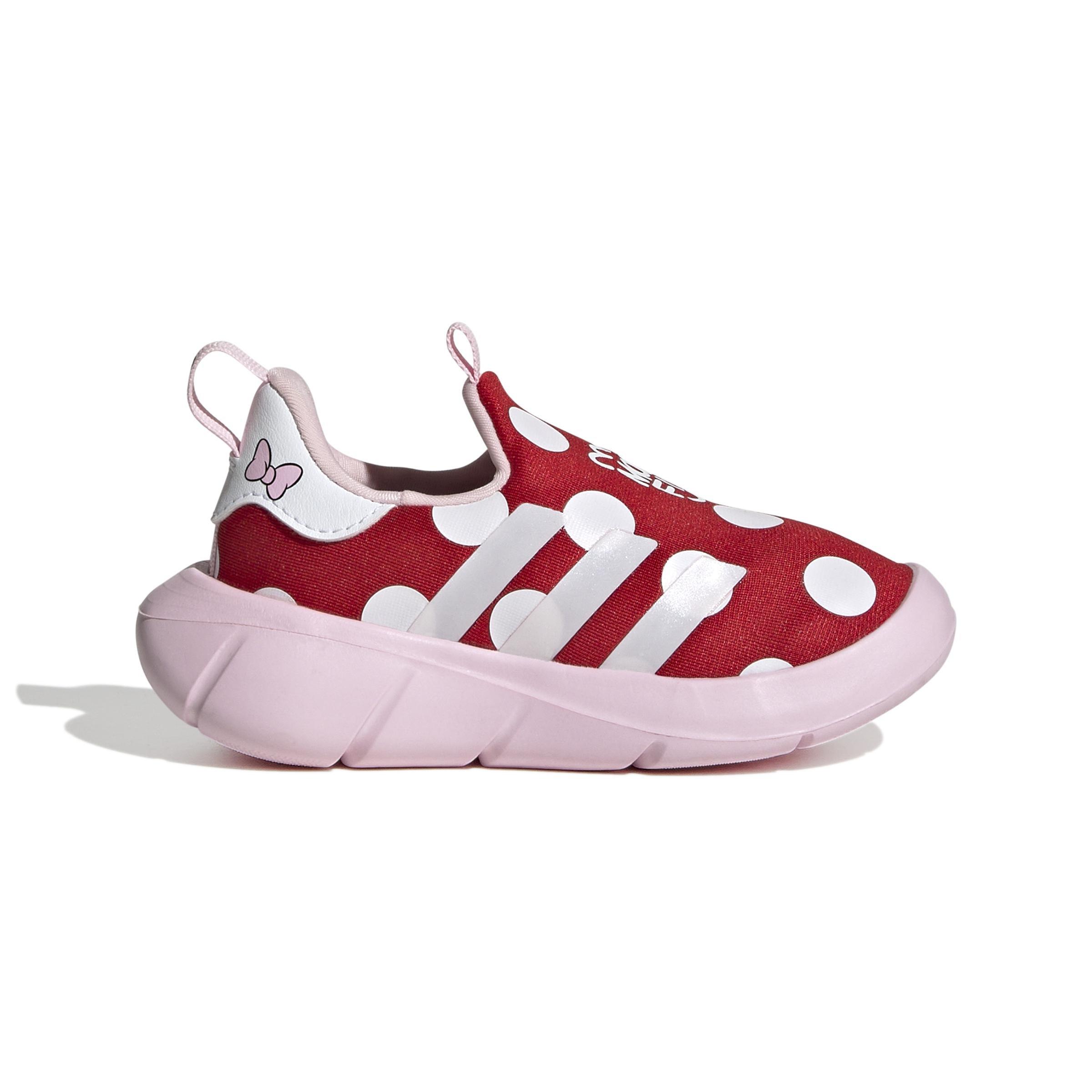 Unisex Kids Disney Monofit Trainer Lifestyle Slip-On Shoes, Red, A901_ONE, large image number 20