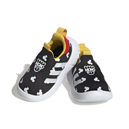 Unisex Kids Disney X Monofit Trainer Lifestyle Slip-On Shoes, Black, A901_ONE, large image number 0
