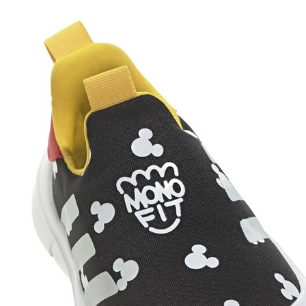 Unisex Kids Disney X Monofit Trainer Lifestyle Slip-On Shoes, Black, A901_ONE, large image number 3