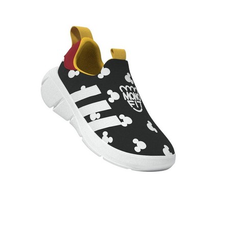 Unisex Kids Disney X Monofit Trainer Lifestyle Slip-On Shoes, Black, A901_ONE, large image number 7
