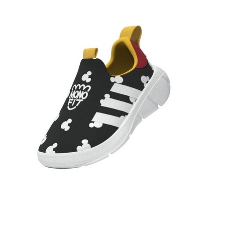 Unisex Kids Disney X Monofit Trainer Lifestyle Slip-On Shoes, Black, A901_ONE, large image number 10