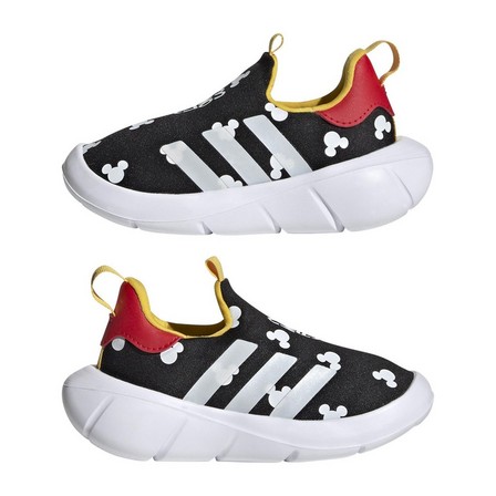 Unisex Kids Disney X Monofit Trainer Lifestyle Slip-On Shoes, Black, A901_ONE, large image number 22