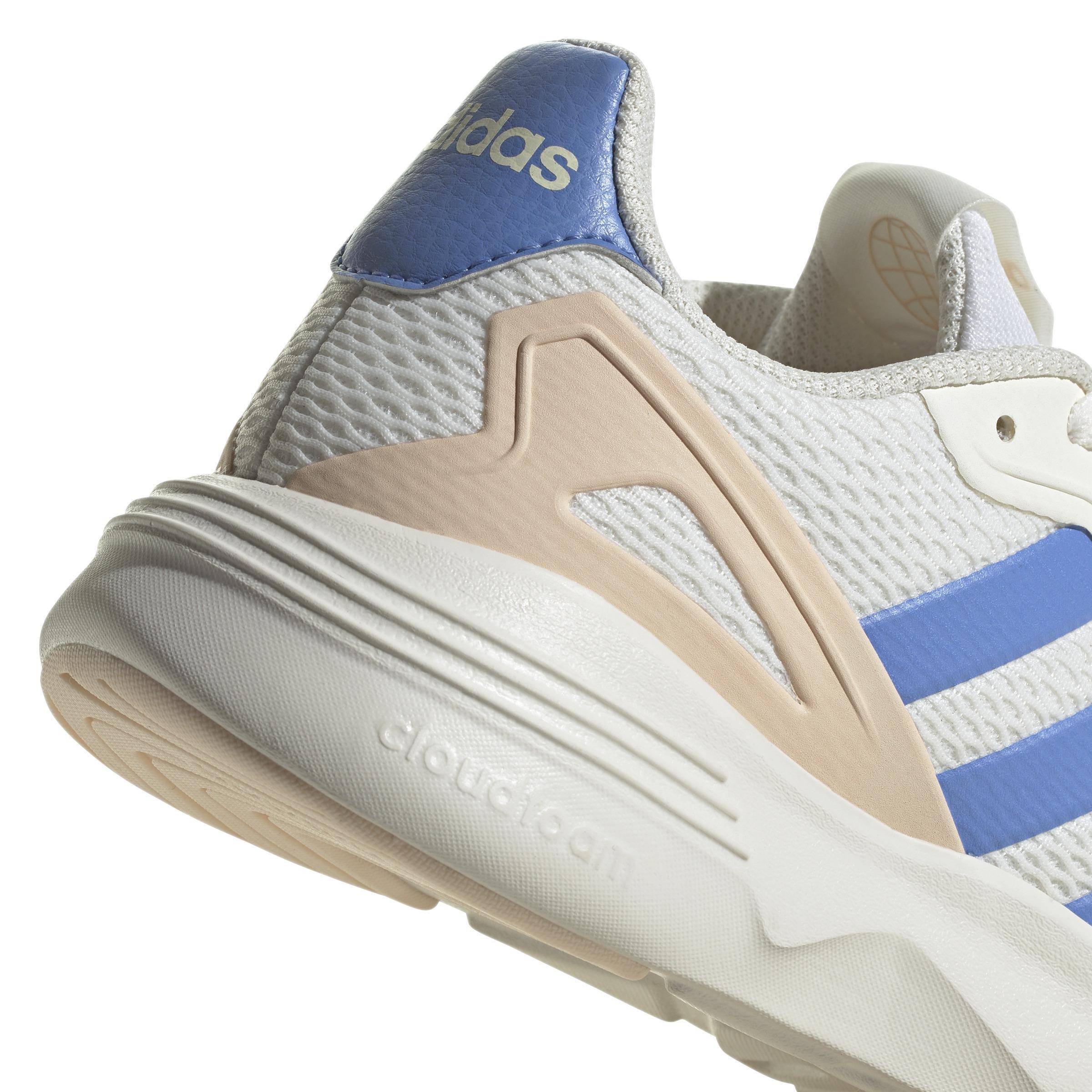 Nebzed Cloudfoam Lifestyle Running Shoes, White, A901_ONE, large image number 3
