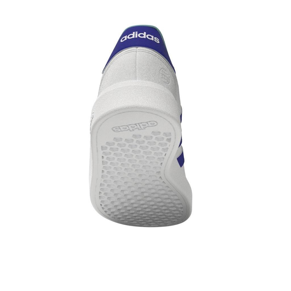 Unisex Kids Grand Court Lifestyle Tennis Lace-Up Shoes, White, A901_ONE, large image number 11