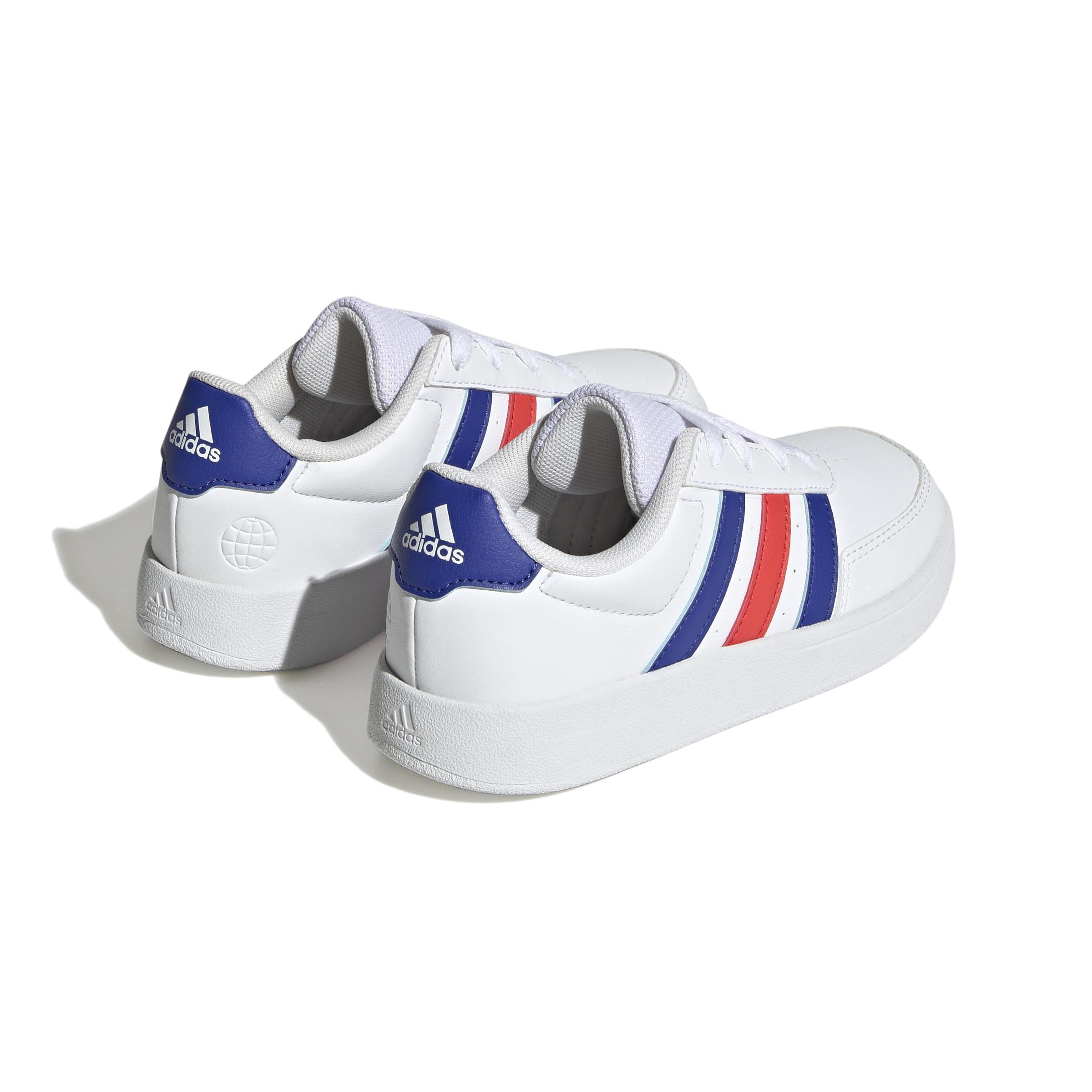 Unisex Kids Breaknet Lifestyle Court Lace Shoes, White, , large image number 1
