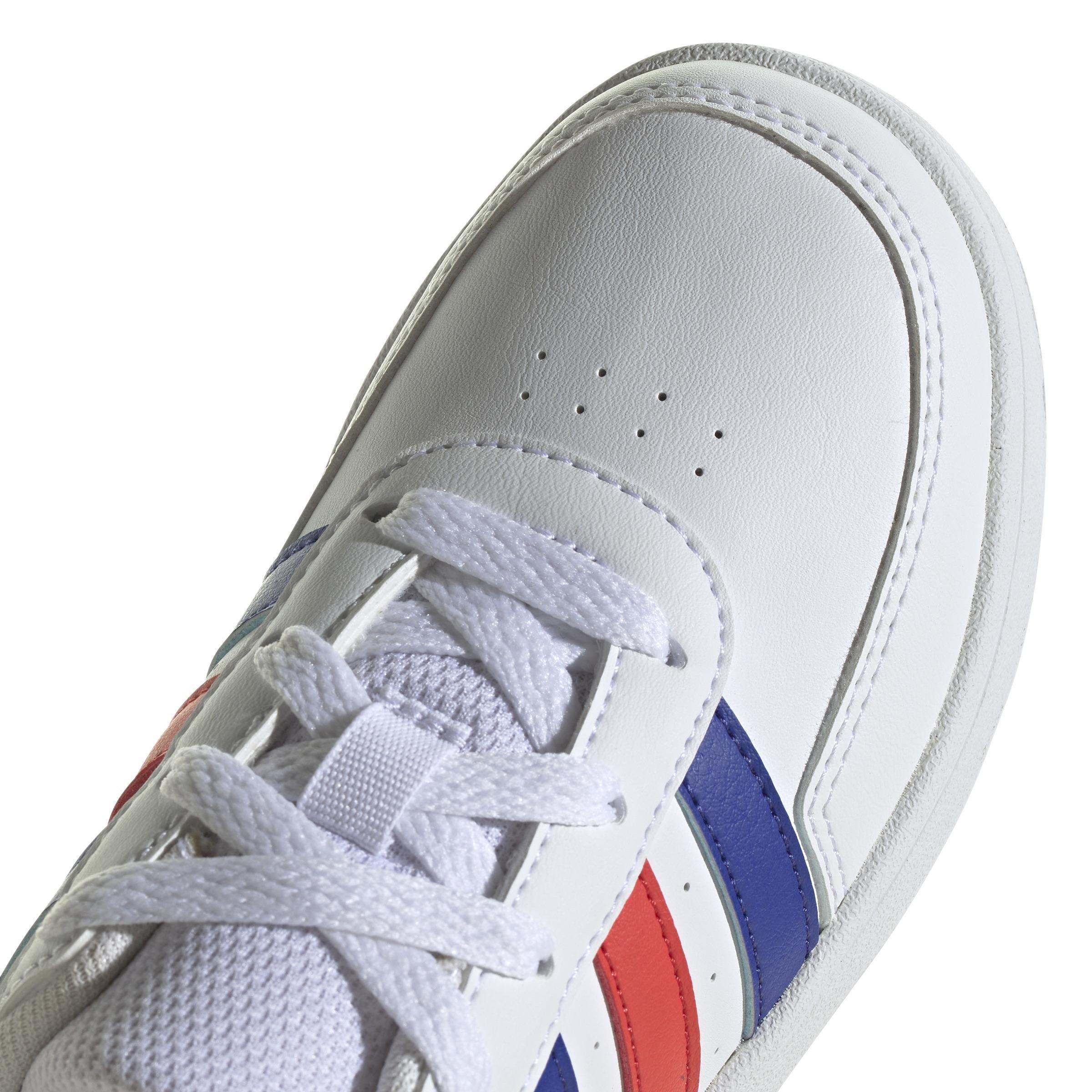 Unisex Kids Breaknet Lifestyle Court Lace Shoes, White, , large image number 3