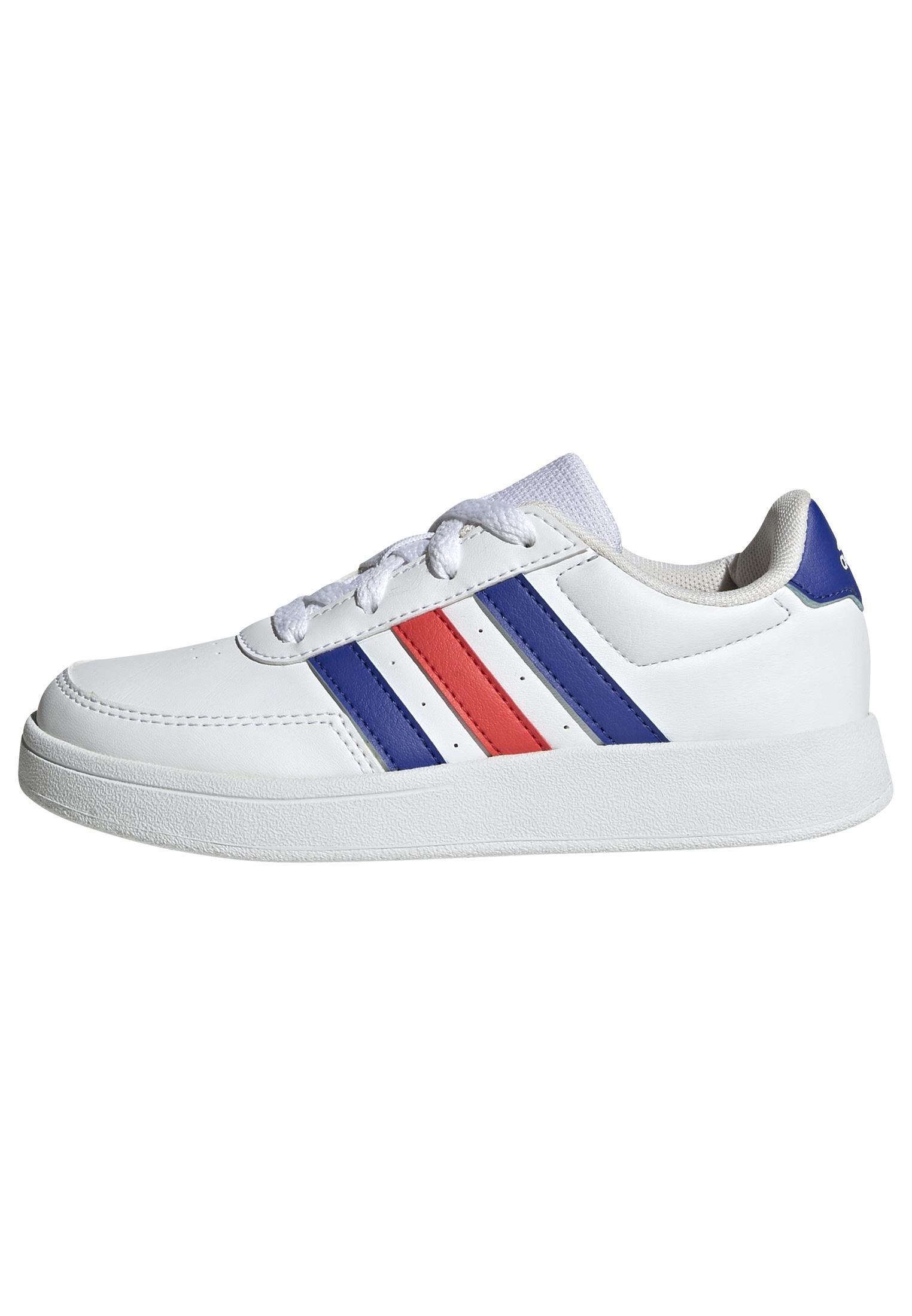 Unisex Kids Breaknet Lifestyle Court Lace Shoes, White, , large image number 4
