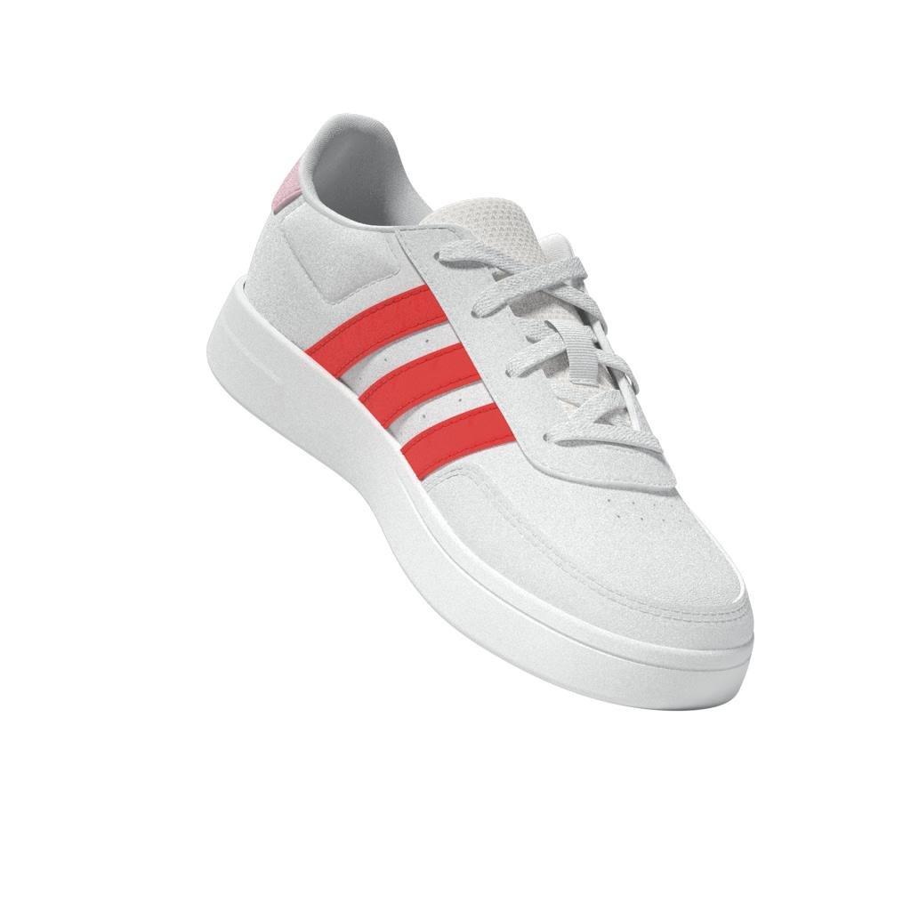 Unisex Kids Breaknet Lifestyle Court Lace Shoes, White, A901_ONE, large image number 3