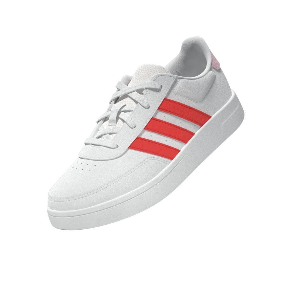 Unisex Kids Breaknet Lifestyle Court Lace Shoes, White, A901_ONE, large image number 6