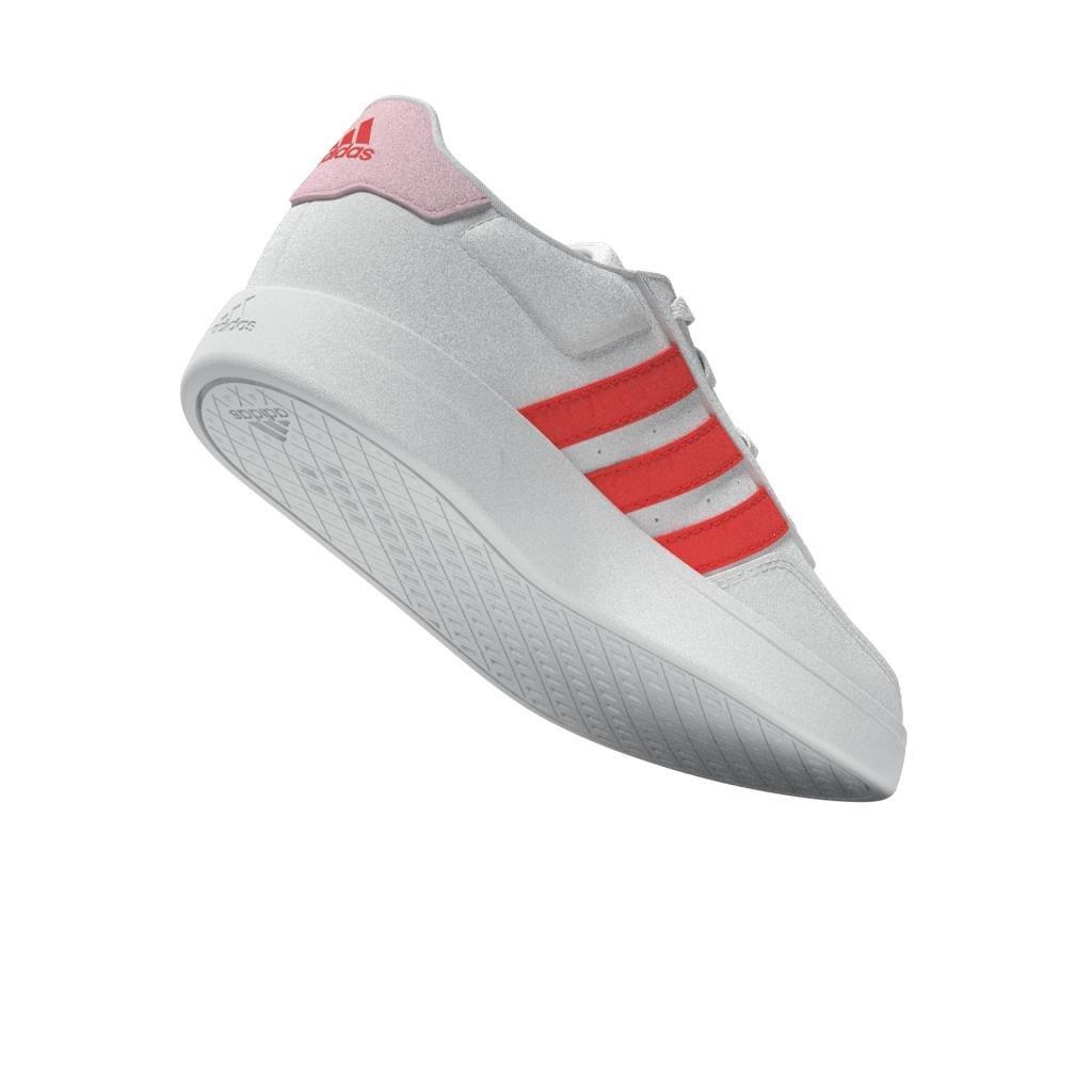 Unisex Kids Breaknet Lifestyle Court Lace Shoes, White, A901_ONE, large image number 10