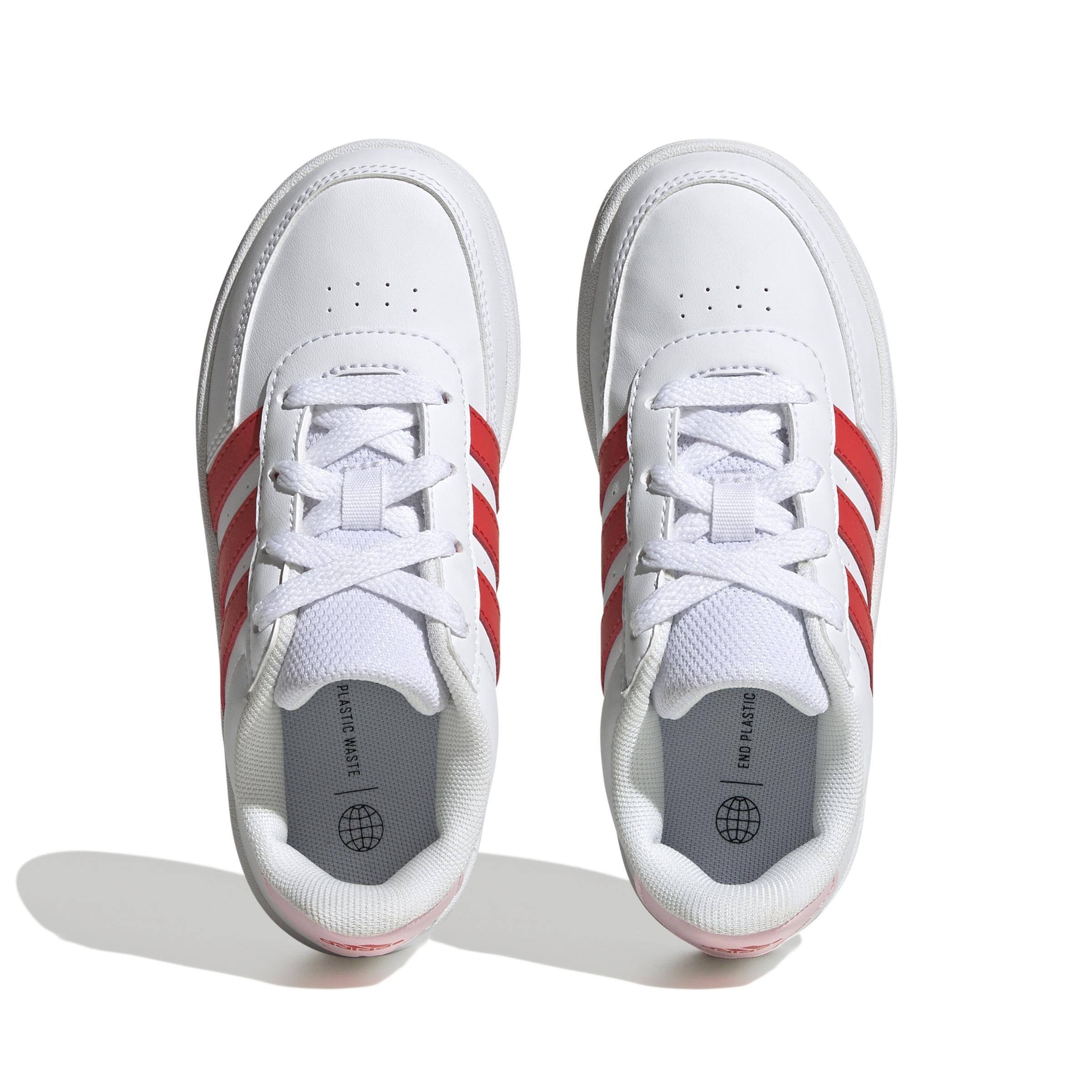 Unisex Kids Breaknet Lifestyle Court Lace Shoes, White, A901_ONE, large image number 12