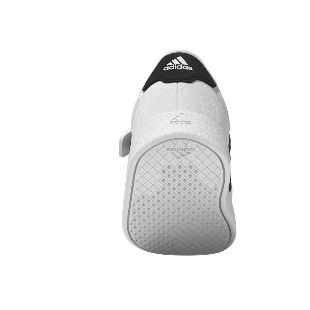 Unisex Kids Breaknet Lifestyle Court Two-Strap Hook-And-Loop Shoes, White, A901_ONE, large image number 12