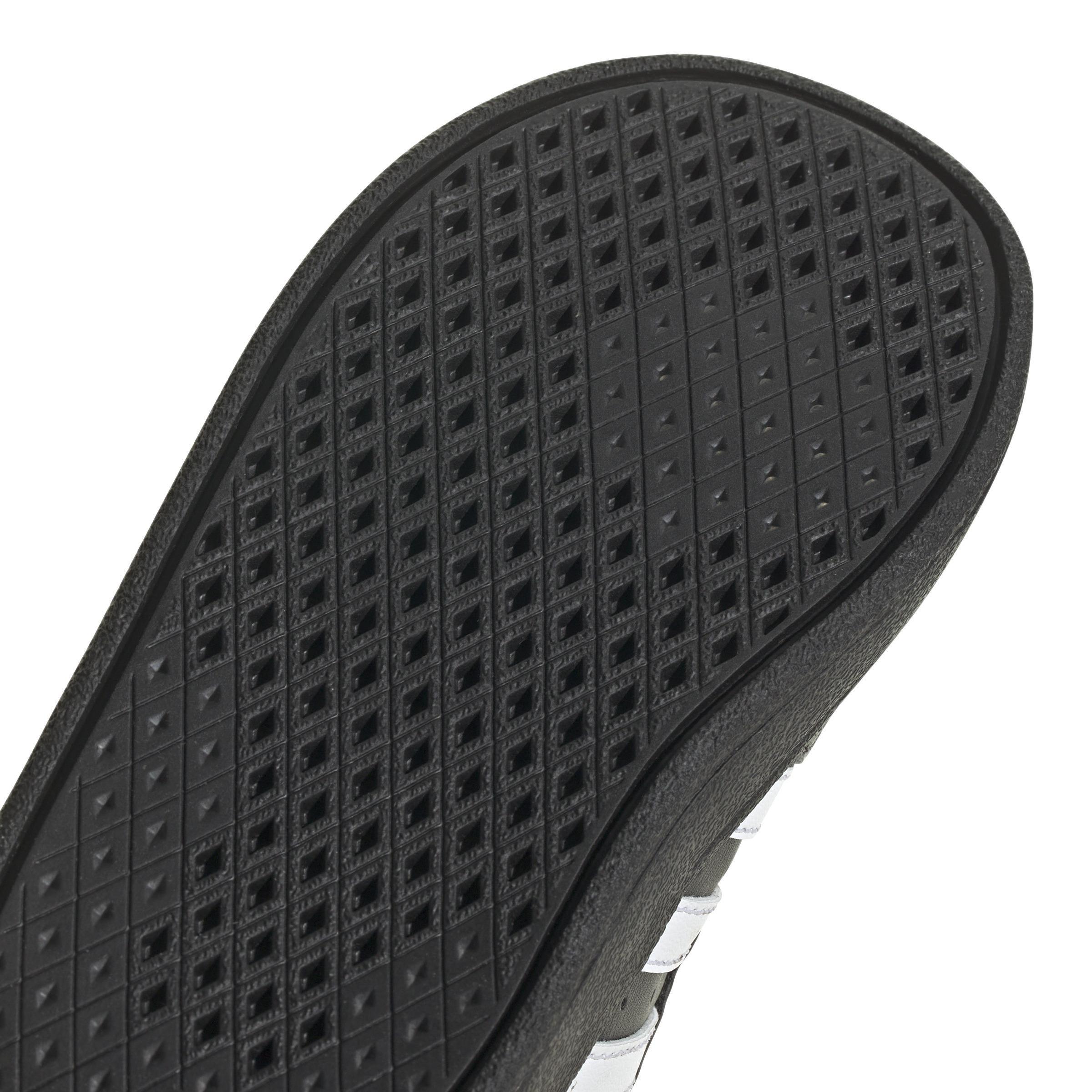 Unisex Kids Breaknet Lifestyle Court Two-Strap Hook-And-Loop Shoes, Black, A901_ONE, large image number 2