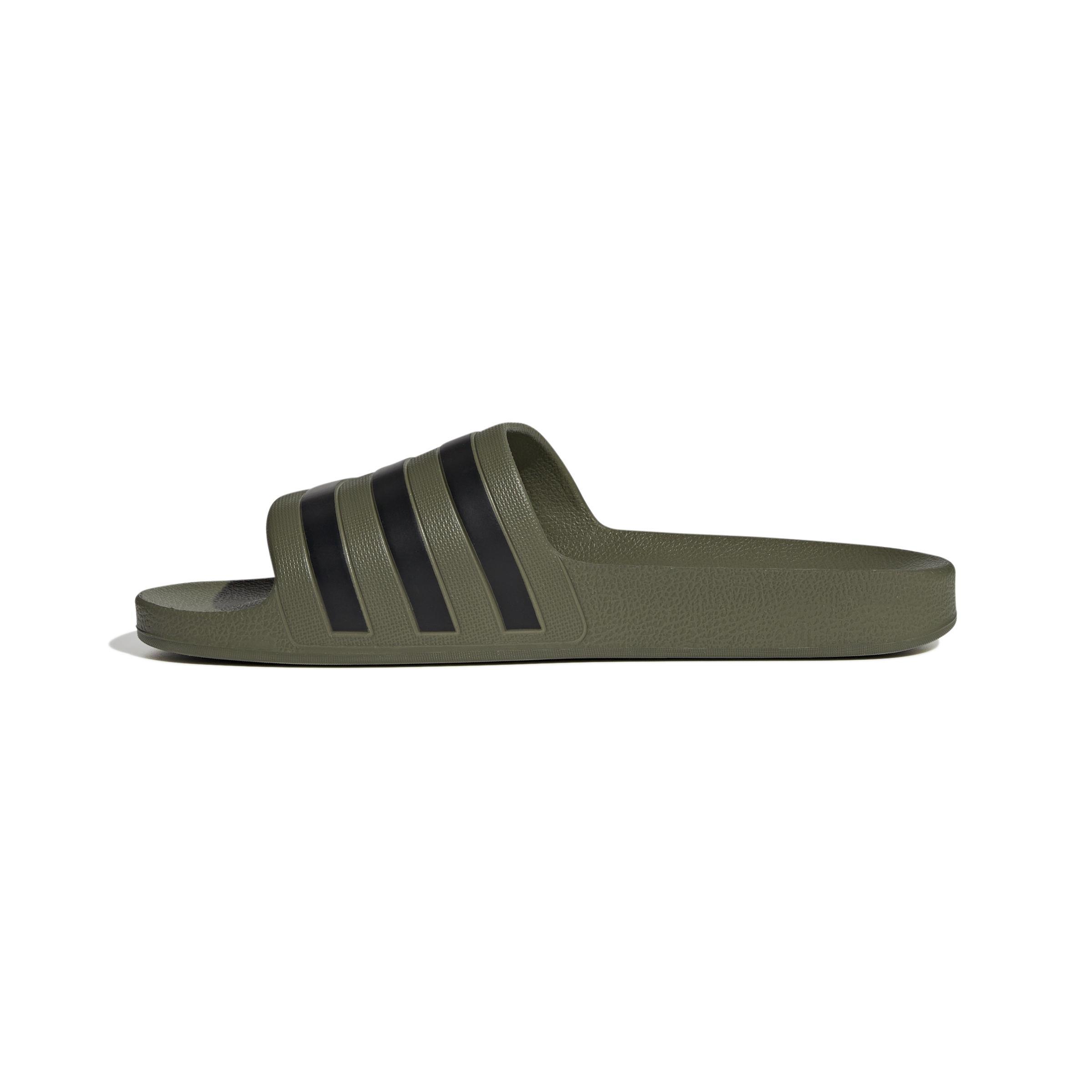 Unisex Adilette Aqua Slides, Green, , large image number 8