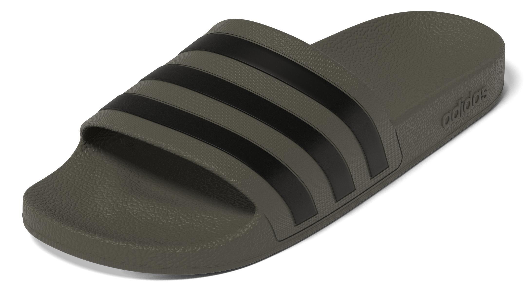 Unisex Adilette Aqua Slides, Green, , large image number 11