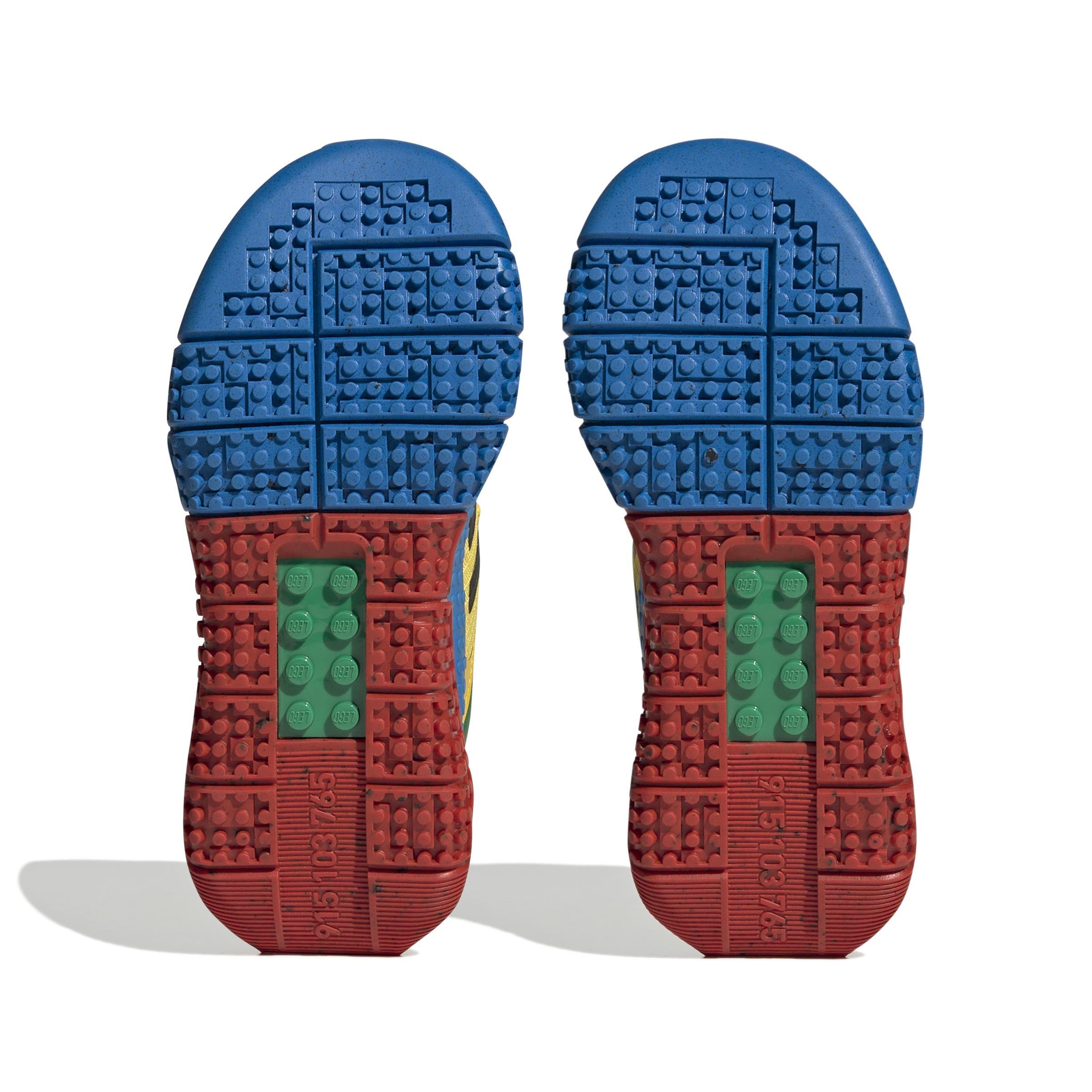 Unisex Kids Dna X Lego Elastic Lace And Top Strap Shoes, Yellow, , large image number 9