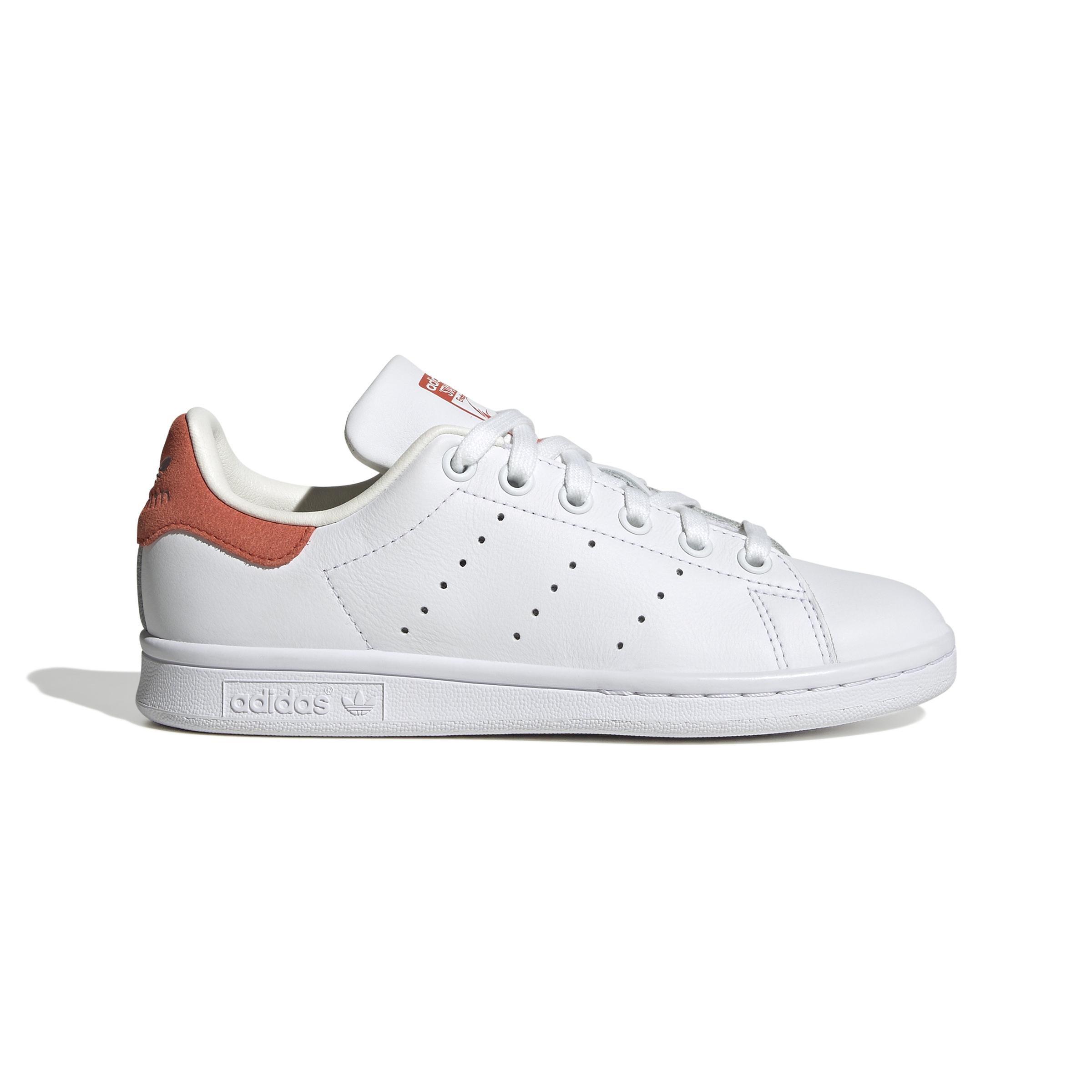 Unisex Kids Stan Smith Shoes, White, A901_ONE, large image number 0