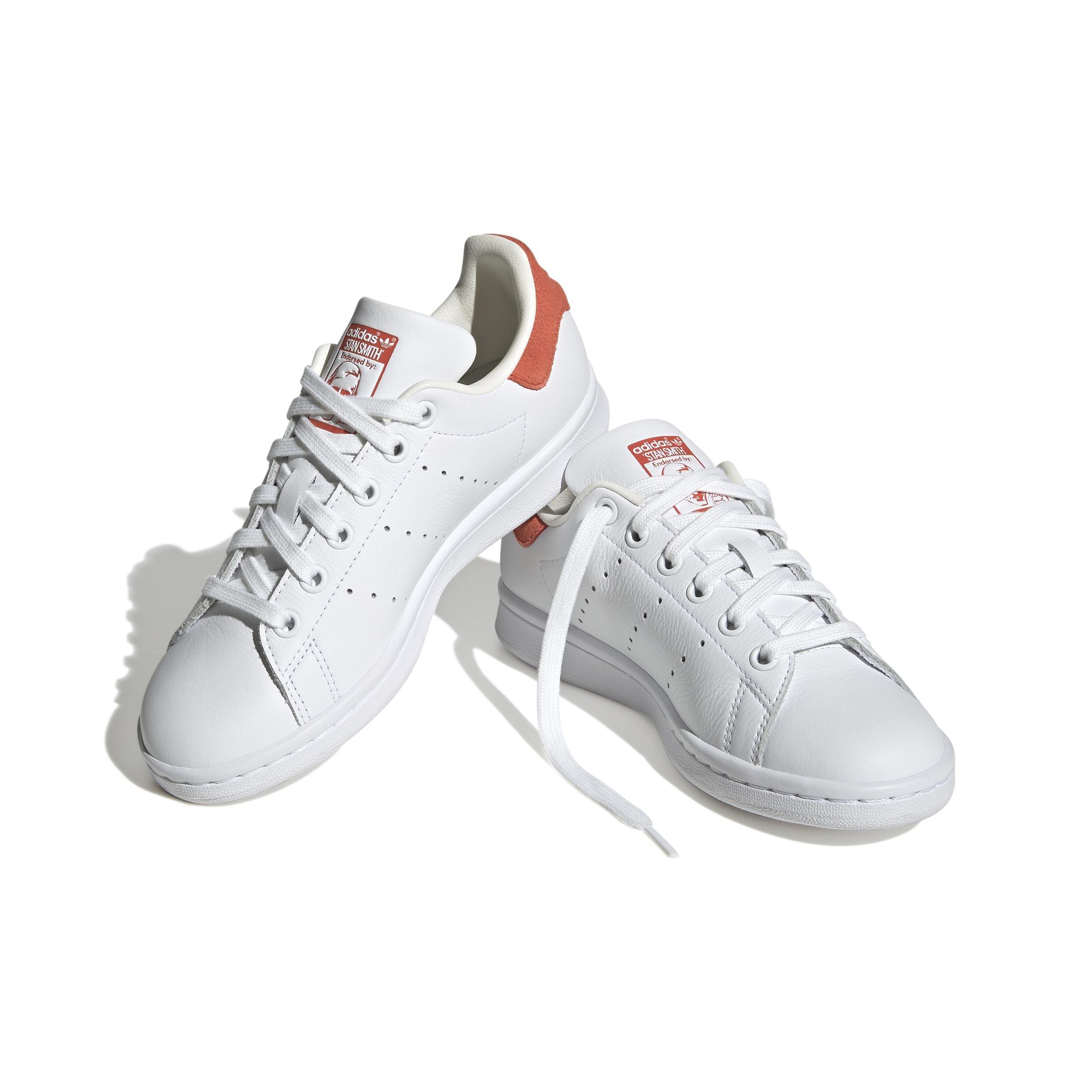 Unisex Kids Stan Smith Shoes, White, A901_ONE, large image number 1