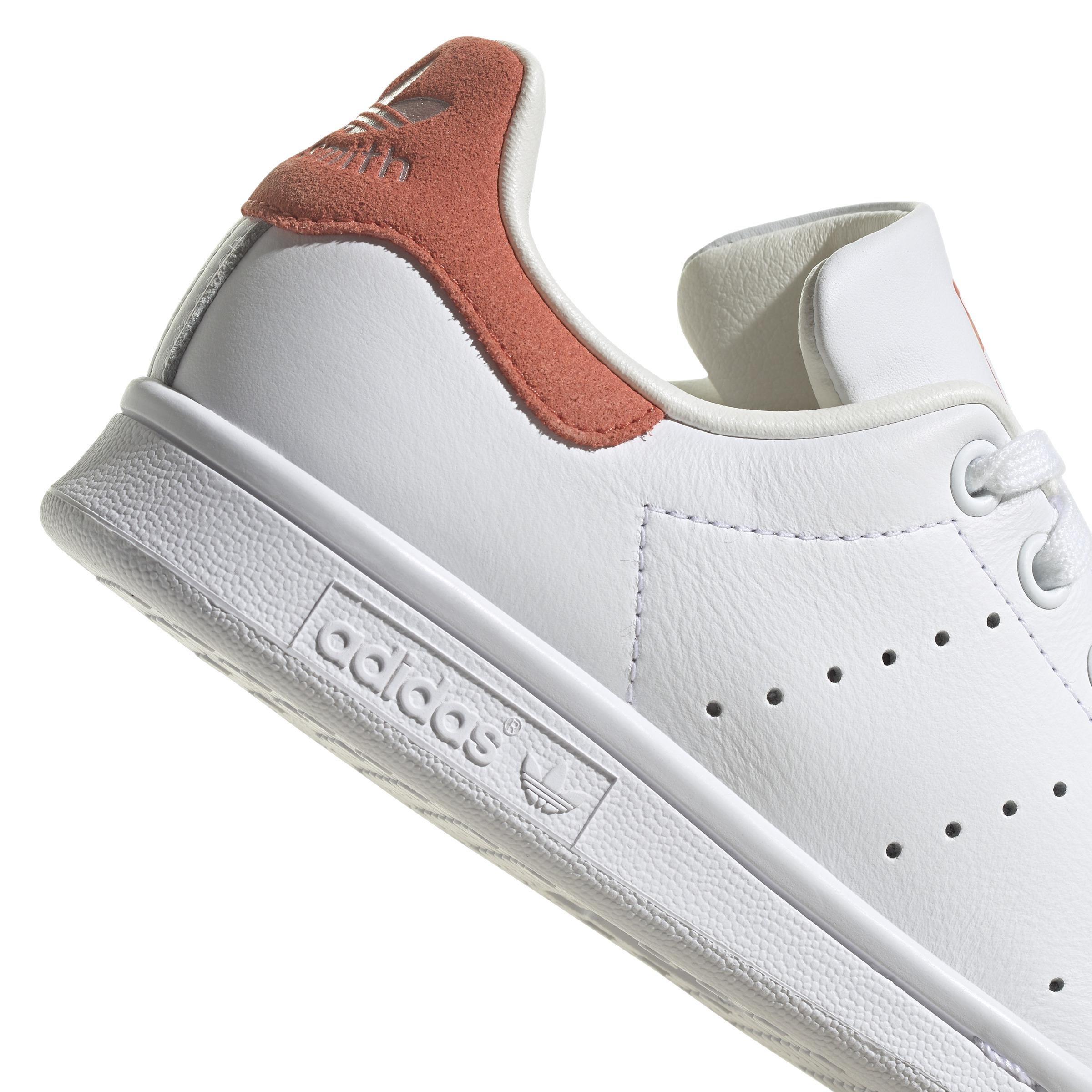 Unisex Kids Stan Smith Shoes, White, A901_ONE, large image number 3