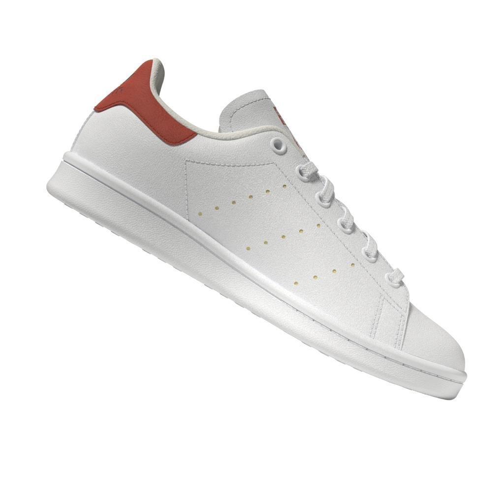Unisex Kids Stan Smith Shoes, White, A901_ONE, large image number 6