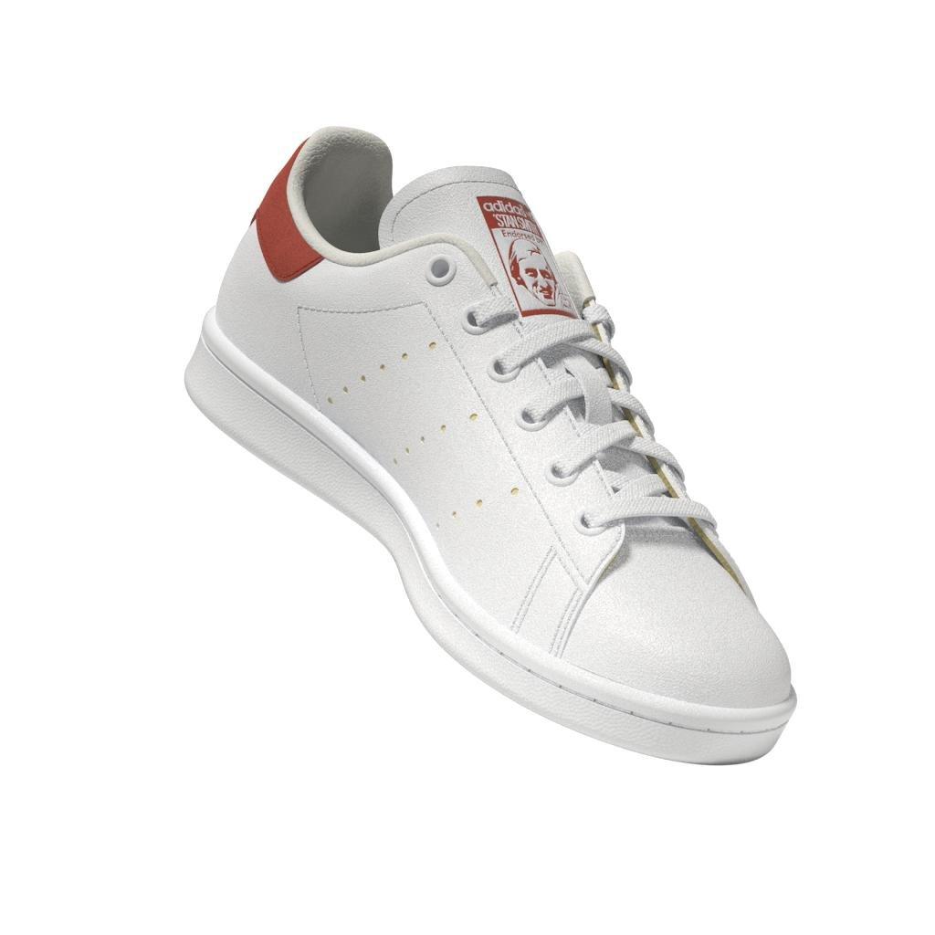 Unisex Kids Stan Smith Shoes, White, A901_ONE, large image number 10