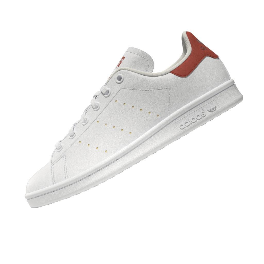 Unisex Kids Stan Smith Shoes, White, A901_ONE, large image number 12