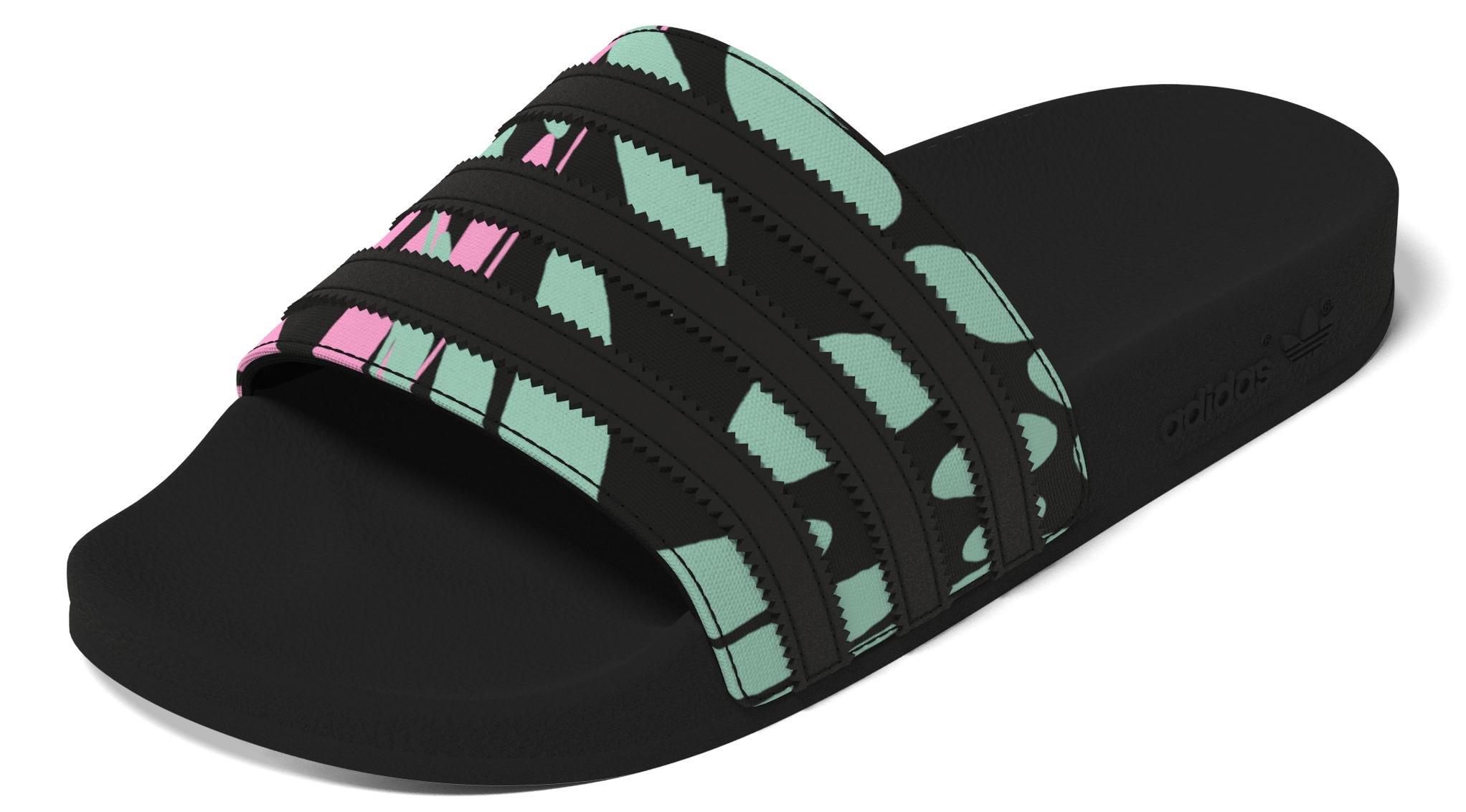 Adilette Slides, Black, , large image number 6
