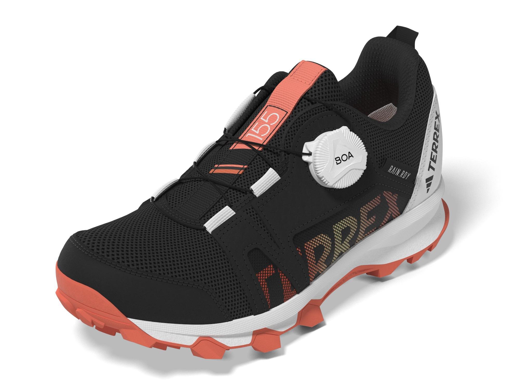 Unisex Kids Terrex Agravic BOA RAIN.RDY Trail Running Shoes, Black, , large image number 7