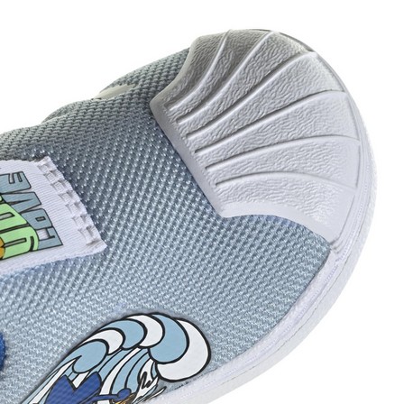 Unisex Kids Superstar 360 Shoes, Blue, A901_ONE, large image number 3