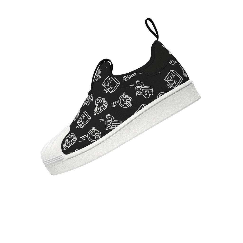 Unisex Kids Superstar 360 Shoes, Black, , large image number 5