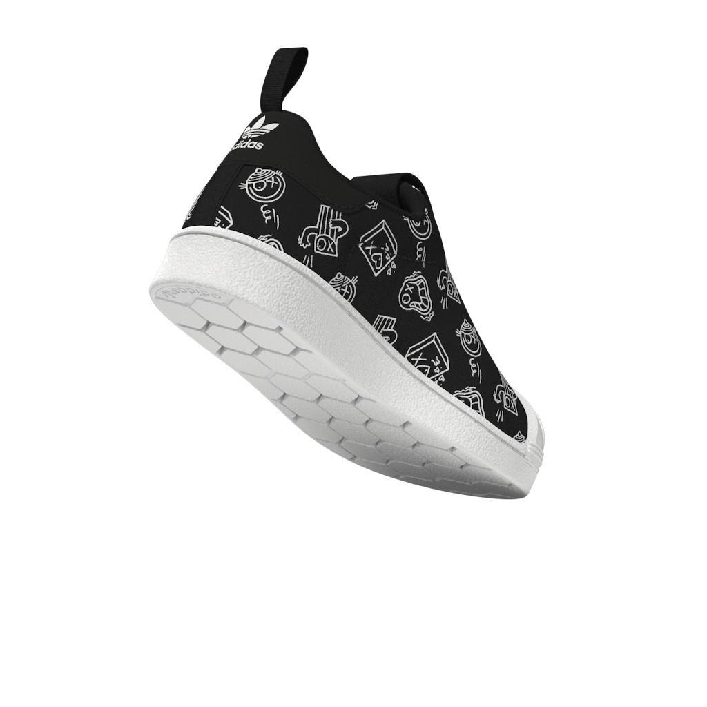 Unisex Kids Superstar 360 Shoes, Black, , large image number 7