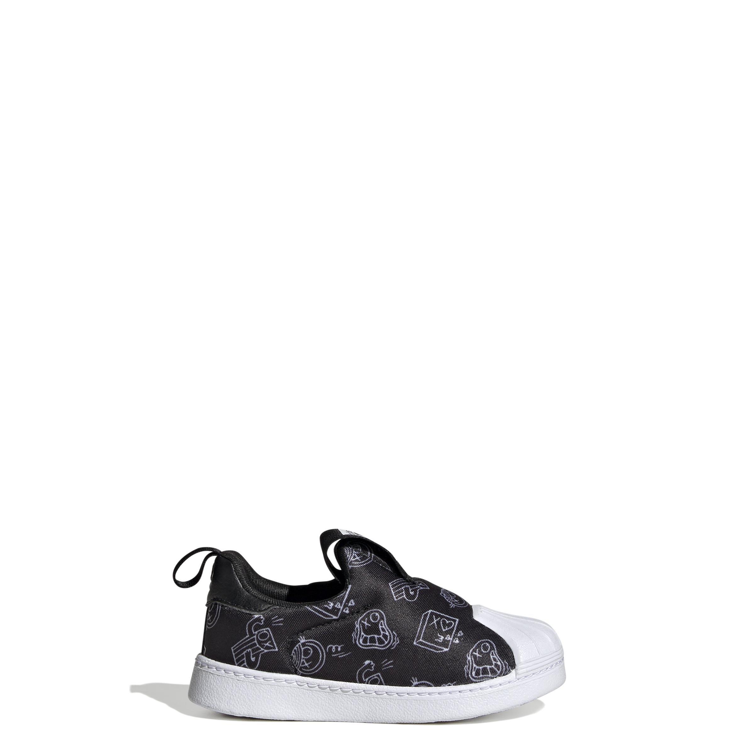 Unisex Kids Superstar 360 Shoes, Black, , large image number 10