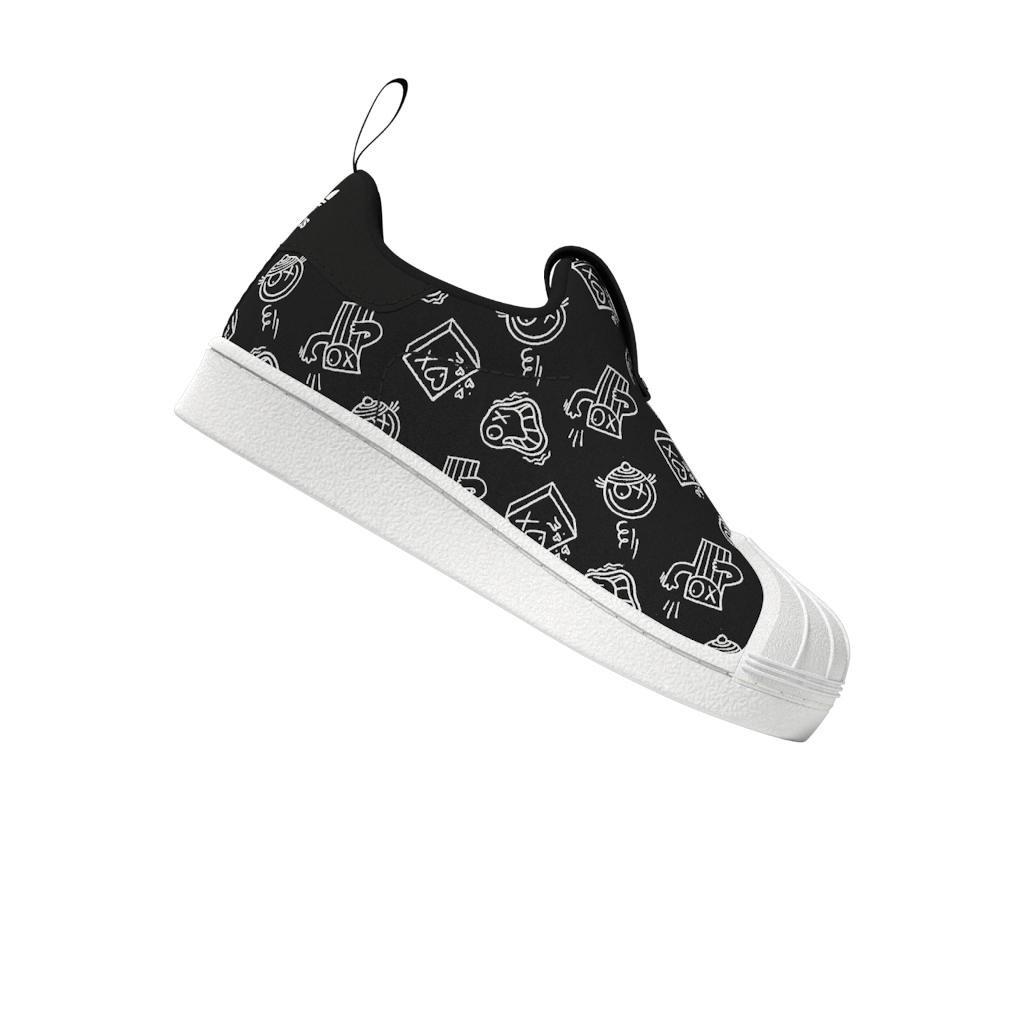 Unisex Kids Superstar 360 Shoes, Black, , large image number 12